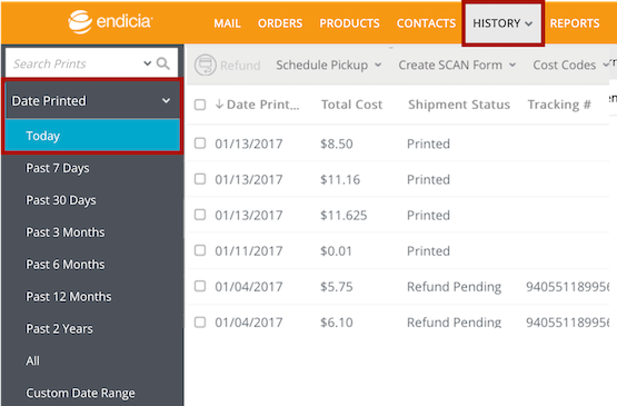 HistoryTab_DatePrinted_Today_MRK_edc