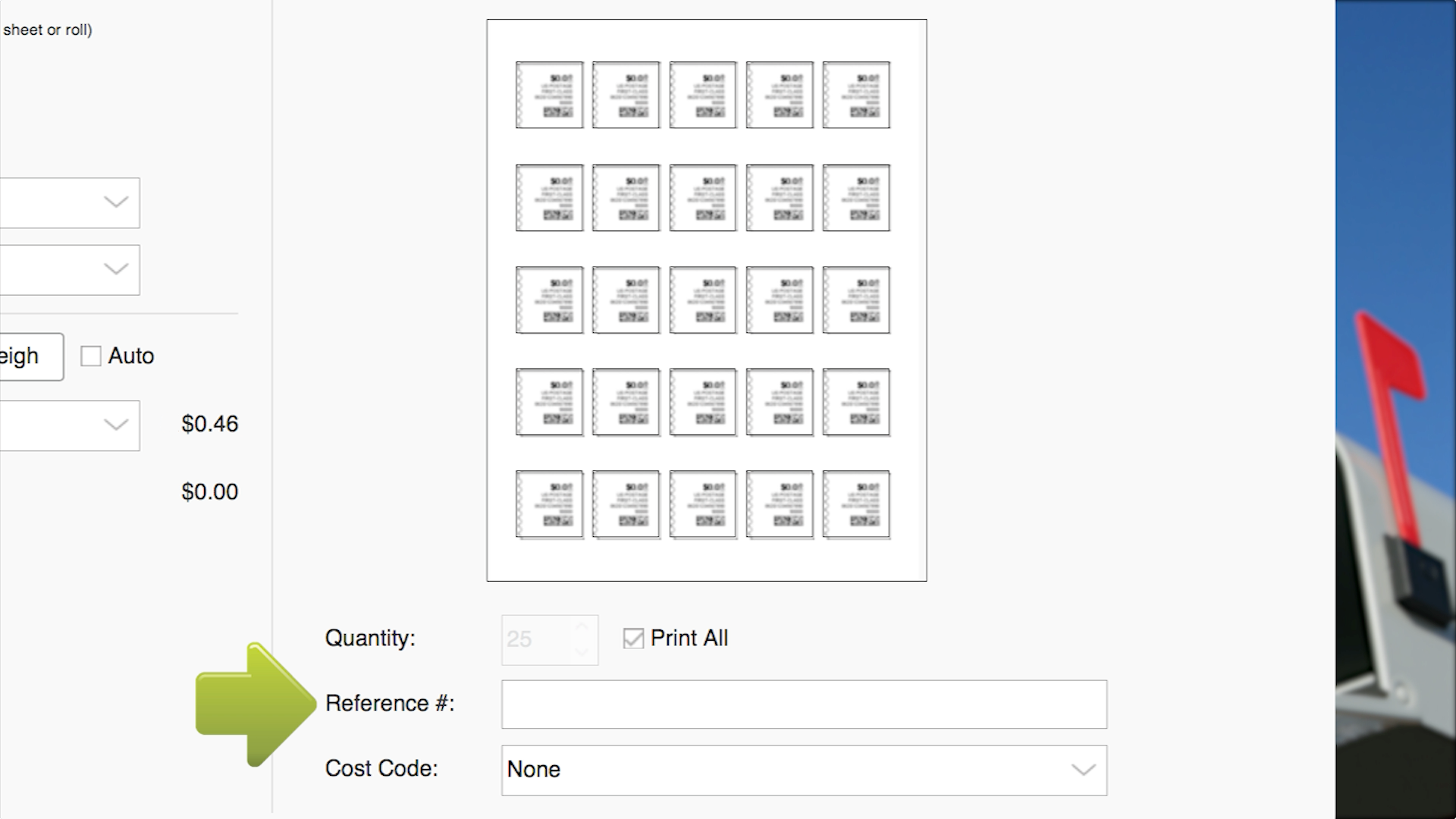 Printing NetStamps Endicia