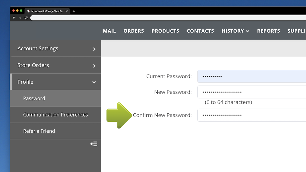 Change or Reset Your Account Passwords – Endicia